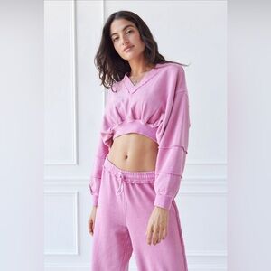 Out from under Rae cropped pullover sweatshirt